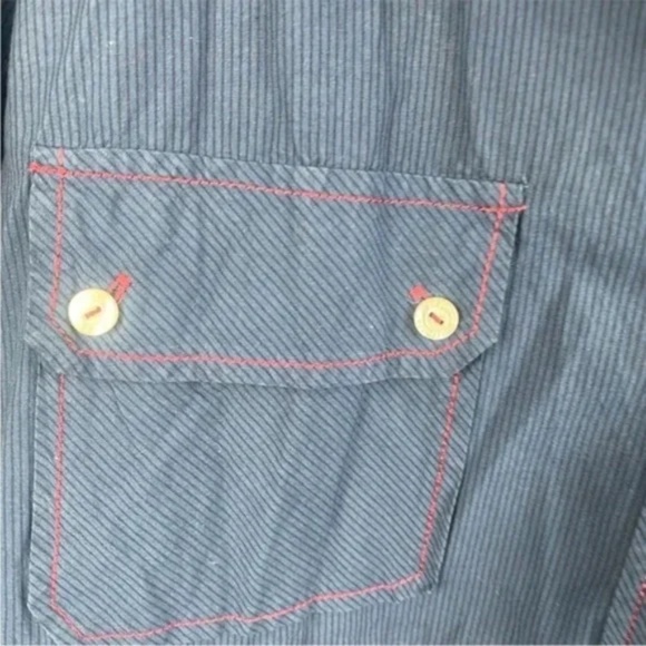 JOHNNY WAS 3J Workshop Embroidered button down-Hard-to-Find-M - Picture 4 of 13